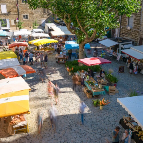 Le marché de Langeac